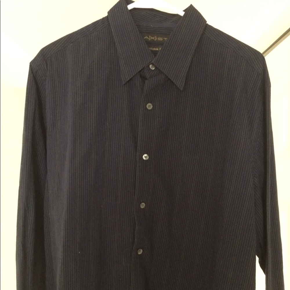 Axist Men’s Black/Blue Shirt (L)